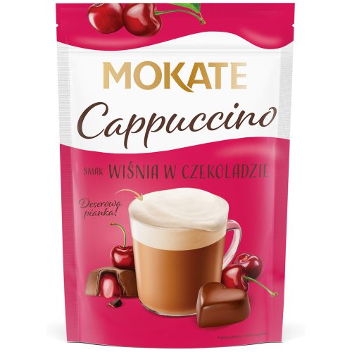 MOKATE Csokis-cseresznye ízű cappuccino por 110g