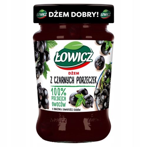 LOWICZ Feketeribizli lekvár 280g