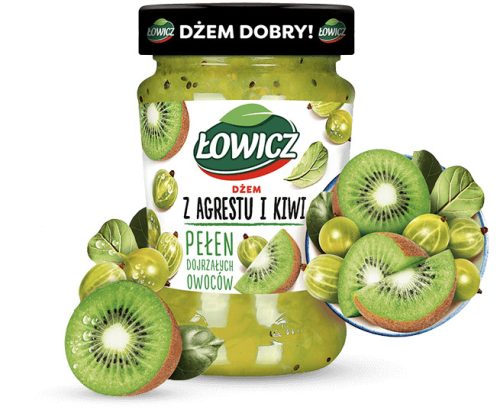 LOWICZ Egres-Kiwi lekvár 280g