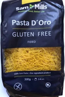 PASTA D'ORO CÉRNAMETÉLT GLUTÉNMENTES TÉSZTA 500G