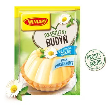 Winiary Puding hozzáadott cukor nélkül, krém ízű 35 g