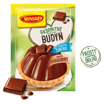 Winiary Puding hozzáadott cukor nélkül, csokoládé ízű 38 g