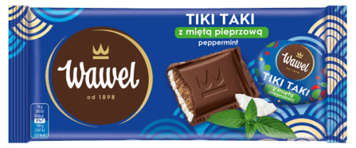 Wawel Tiki Taki borsmentás csokoládé 90g