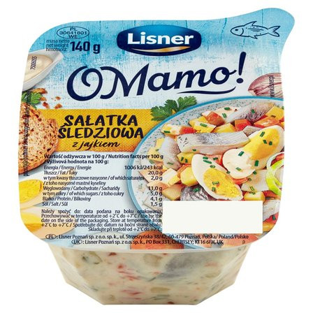 Tojásos hering saláta 140g