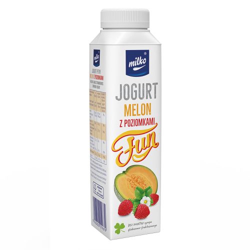 Sárgadinnye-málna ivójoghurt 330ml